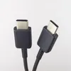 Orijinal OEM kalitesi 1m 3ft USB C Tip-C'ye Tip C Kablolar Samsung Galaxy S22 S21 S20 S10 S10 S8 S7 Not 10 Plus Destek PD Hızlı Şarj Kabloları