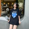 Womens T-shirts Designer Tees Par T Shirt V Letter Tryckt rund hals Topp Nya produkter Summer Loose and Soft Streetwear CJD23071821