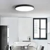 Luces de techo 12W 18W Lámpara LED 5CM Luz redonda ultrafina para balcón Sala de estar Dormitorio Cocina Pasillo Iluminación Decoración