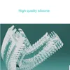 Spazzolino da denti 360 gradi spazzolino elettrico sonico automatico intelligente tipo U 4 modalità spazzolino da denti ricarica USB sbiancamento dei denti luce blu 230718