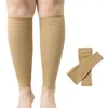 Kvinnors strumpor Legbeauty Sport Compression Calf Sleeves 6 Färg 20-30mmhg Bentryck Sock som kör cyklingvärmare Skyddsstöd