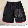 Herren-Shorts, Muskeltraining, unsichtbarer Reißverschluss, offener Schritt, Laufen im Freien, kurze Sommer-elastische, schnell trocknende Hose, Jogginghose, Kleidung