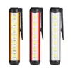 Mini LED -fakkel, multifunctionele LED -spotlicht met zijkantzoeklicht, USB -aangedreven, pengrootte Bright Lamp voor camping wandelen