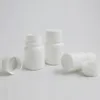 500 pcs Frasco de plástico branco com tampa de rosca 10ml 15ml frascos para comprimidos Recipiente de cápsulas médicas HDPE com tampa inviolável237I