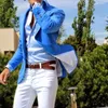 Herenpakken Heren Blazer Groen 1-delig pak Slim Fit Prom Smart Casual Jack Tuxedo Kostuum Homme Terno Custom Made