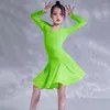 Scena noszenia krajowy standardowy taniec balowy sukienka dla dziewcząt profesjonalna praktyka tańca łacińskiego SL8681