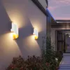 Lampada da parete moderna in alluminio a LED per interni ed esterni, per camera da letto, corridoio, garage, terrazza, cortile, apparecchio da giardino