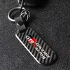 السيارة مفتاح السيارة مخصص ألياف الكربون مفتاح السيارة لتويوتا غرام سبورت Gazoo Racing CHR RAV4 Mirai Keychain chain accessories Zinc Alloy Keyrings X0718