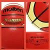 Bollar Molten Basketball Ball Officiell storlek 765 PU LÄDER XJ1000 utomhus inomhusspel Training Mens Barosto 230719