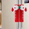 Decoración de fiestas Productos navideños Nevera horno de microondas manija de la puerta de lavavajillas cubiertas de snowman de nieve de claus en casa