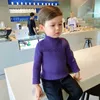 Pullover New 2023 Baby Boys Girls Sweater Kids Pullover Solid Color Cotton Knitwear Sweater Brand Cotton Long-Sleeve Children Knit Tops HKD230719