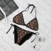 Swimwears fendyly ff Stars Bathing Luxurys Clear Bikini Ladies Summer Shape Designer Strap Swim Womens Swimsuit Bikinis Suit Set Sexy wear Beach Clothes Women