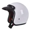 Motorcykelhjälmar Dot Certification Four Season Retro Open Helmet Moto Capacete de 3/4 Face Casco