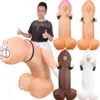 Penis Inflatable costume Cosplay Sexy Funny Blow Up Suit Party costume Fancy Dress Halloween for Adult Dick Jumpsuit1188o