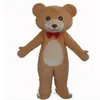 2018 المصنع المباشر Red Tie Teddy Bear Costume Teddy Bear Mascot Costume Plush Teddy Bear Costume255T