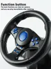 Other Accessories DATA FROG Gaming Steering Wheel For PC Racing Pad 180 Degree Vibration Controlle For PS2Xbox 360Compatible-Switch 230718