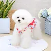 Chien Vêtements Style Hawaïen D'été Bowknot Robe Mignon Floral Pet Jupes Doux Respirant Chiot Chiens Chats Gilet Vêtements Pour