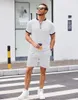 Herrspår 2023 Polo Shirt Set Sportwear European Size Clothing T-short Shorts Passar Summer Beach Hawaii