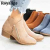 Boots Women's Chelsea Boots Corner Toe Ankle Boots Women's Winter Panther Shoes Side Zipper Pu Leather Casual New Botas De Mujer Z230719