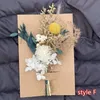 Hot Sale Custom Palm Pampas Bouquets Reed Torkade Pampas Torra liten mini Flower Bouquet för alla hjärtans dagsdekorarrangemang