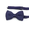 Bow Ties Men Tristed Tie Couleur Couleur réglable Tricoter Cascus Casc pour la fête de mariage PLOKA DOTS BOTP BOTTIE