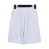 RHUDE 23SS Primavera/Verão Nova Estampa de Letras Checkerboard Solta Casual Cordão Shorts Masculino e Feminino Capris