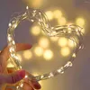 Saiten 20m 200LED String Lichter USB Weihnachten Kupferdraht Outdoor Girlande Wasserdichte Fee Licht Für Home Hochzeit