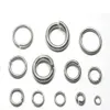 More pick Size Strong DIY jewelry finding & Components Stainless steel Jump Ring & split ring fit Necklace245m