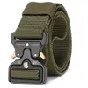 Halsband 135 cm Long Belt Male Tactical Military Canvas utomhus Mäns nylonbälten Army Ceinture Hom 230718