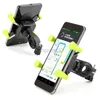 Garrafas de água Gaiolas Universal Motocicleta MTB Bicicleta Guiador Celular GPS Suporte de montagem 360 Rotativo X-Grip Braçadeira Antiderrapante BicicletaAcessórios HKD230719