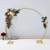 Fleurs décoratives arc de mariage en soie accessoires floraux artificiels toile de fond guirlande de fleurs pour la fête