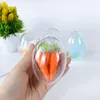 Украшение вечеринки 5pc 4styles Пасхальное яйцо DIY DIY BATH BOAB Пластинка Пластическая чистая плесени многоразовые яйца формируйте подарки для ремесла для дома El El El