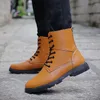 Botas de inverno masculinas legais táticas militares confortáveis sapatos de segurança de trabalho corte baixo Ruffian bonito