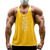 Mannen Tank Tops Professionele Bodybuilding Sport Y Back Fitness Tank Top Mannen Zomer Katoenen Fitness Pak Mouwloos Muscle Shirt 230718