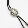 Spersonalizowana biżuteria Nowe Bolo American Western Cowboy Wolf Head Bolo Tie Letnia koszula HKD230720