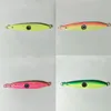 Glow-in-the-dark iron plate sea fishing boat fishing knife bait glow-in-the-dark with light keel reinforced flash Glow-in-the-dark (bare board +with squid four book hook)