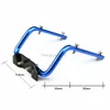 Gabbie per bottiglie d'acqua Reggisella per bicicletta Convertitore per portabottiglie Ciclismo Mountain Bike Sella posteriore Portaborraccia doppio Adattatore per portaborraccia 4 colori HKD230719