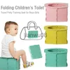 Potties Seats Folding Kids Portable Toilet Training Baby Potty for Kids Bebe Pot Children's Travel Potty Training Seat for Boys Girls Infantil x0719