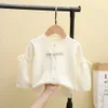 Pullover Fashion Baby Girls Sweter 2022 NOWOŚĆ BATY BATY BAWEZ DZIEWCZYNY Dziewczęta Knity odzież wiejska QZ152 HKD230719