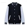 Men's Jackets 2023 Custom Printing Long Sleeve Men's Baseball Jacket Men Plain Letterman Wholesale Blank Varsity