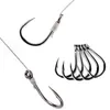 Angelhaken 20PCS Mustad 10827 Meeresangeln Hoodlum 4X Lebendköderhaken Schwarzer Nickel Kreis Jigkopf Schwerer Salzwasser-Angelhaken Hamecons Fisch 230718