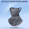 Bandanas Outdoor Sonnenschutz Maske Seide Ohr Bergsteigen Angeln Fahrrad Wandern Reisen Kopfbedeckung