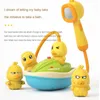 Piasek Water Play Fun Baby Bath Toys Water Spray Cute Duck Łazienka Zabawki dla dzieci i prysznic Interaktywne prezenty dla chłopców i dziewcząt 230719