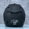 Capacetes de motocicleta ABS Capacete de segurança de motocicleta única Len 4 SZ Preto fosco Metade homens e mulheres Verão Casco Casque