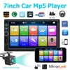 7インチ2 Din Bluetooth Car VideoMP5ラジオプレーヤーミラーリンクステアリングホイールコントロールリアビューカメラオプション3083