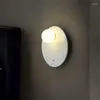 ウォールランプ豪華な大理石導入リビングルームの家の装飾ベッドサイドライトホワイトグリーンストーンコリドーアイルスルスコンセ照明