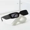 Neue europäische und amerikanische kleine quadratische Rahmensteigung zweifarbige leichte Luxusmode-Sonnenbrille Damen High-End-Sinn-Party-Persönlichkeitssonnenbrille Großhandel 6039