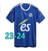 23 24 RC Strasbourg Alsace Soccer Jerseys Sylla Gameiro SANSON Maillot de pied Lienard DIARRA Accueil 2023 Diallo BELLEGARDE AHOLOU Maillot de football Hommes Enfants