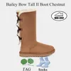 Designer Australia Australian Classic Warm Boots Womens Mini Half Snow Boot USA GS 585401 Winter Full fur Fluffy furry Satin Stivaletti Stivaletti pantofole US4-12