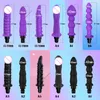 DildosDongs Vibrando Dildo cabeça massagem arma pênis brinquedo sexual silicone Vibrat para Fascia choque vibrador 230719